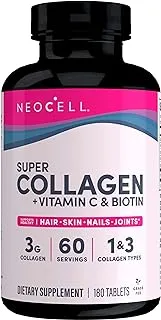 NeoCell Super Collagen + Vitamin C + Biotin 180 Tablets