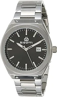 Bigotti BG.1.10323-1 Napoli Stainless Steel Strap Watch for Men, Silver