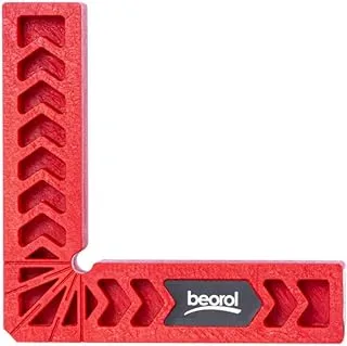 Beorol 90 Degree Right Angle Positioning Clamp ABS Clamping L-square Holder Ruler for Woodworking Clip - 100x100mm - LUABS100X100