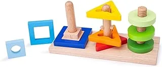 Bigjigs Toys Twist and Turn Puzzle Game 9 Pieces Set