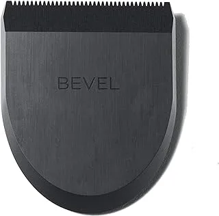 Bevel Square Trimmer Blade Attachment - Compatible with Bevel Trimmer Only, Beard Trimmer for Men, Mustache Trimmer, Cordless Face, Neck and Body Hair Trimmer Attachment Head - Black, 1 Count