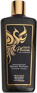 Shower Scents Dark Phoenix Shower Perfume -312ML- Glittery Texture Shower Gel,Fine Fragrance with Moisturizing Formula,Long Lasting Body Wash and Pro-Vitamin B5