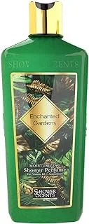 Shower Scents Enchanted Gardens Shower Perfume - 312ML- Glittery Texture Shower Gel,Long Lasting Body Wash, Fine Fragrance with Moisturizing Formula and Pro-Vitamin B5