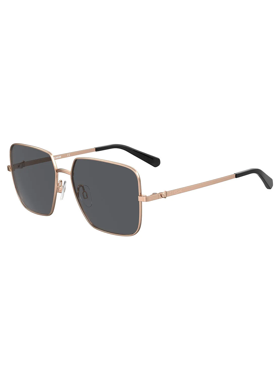 MOSCHINO Women Square Sunglasses MOL048/S  GOLD COPP 56