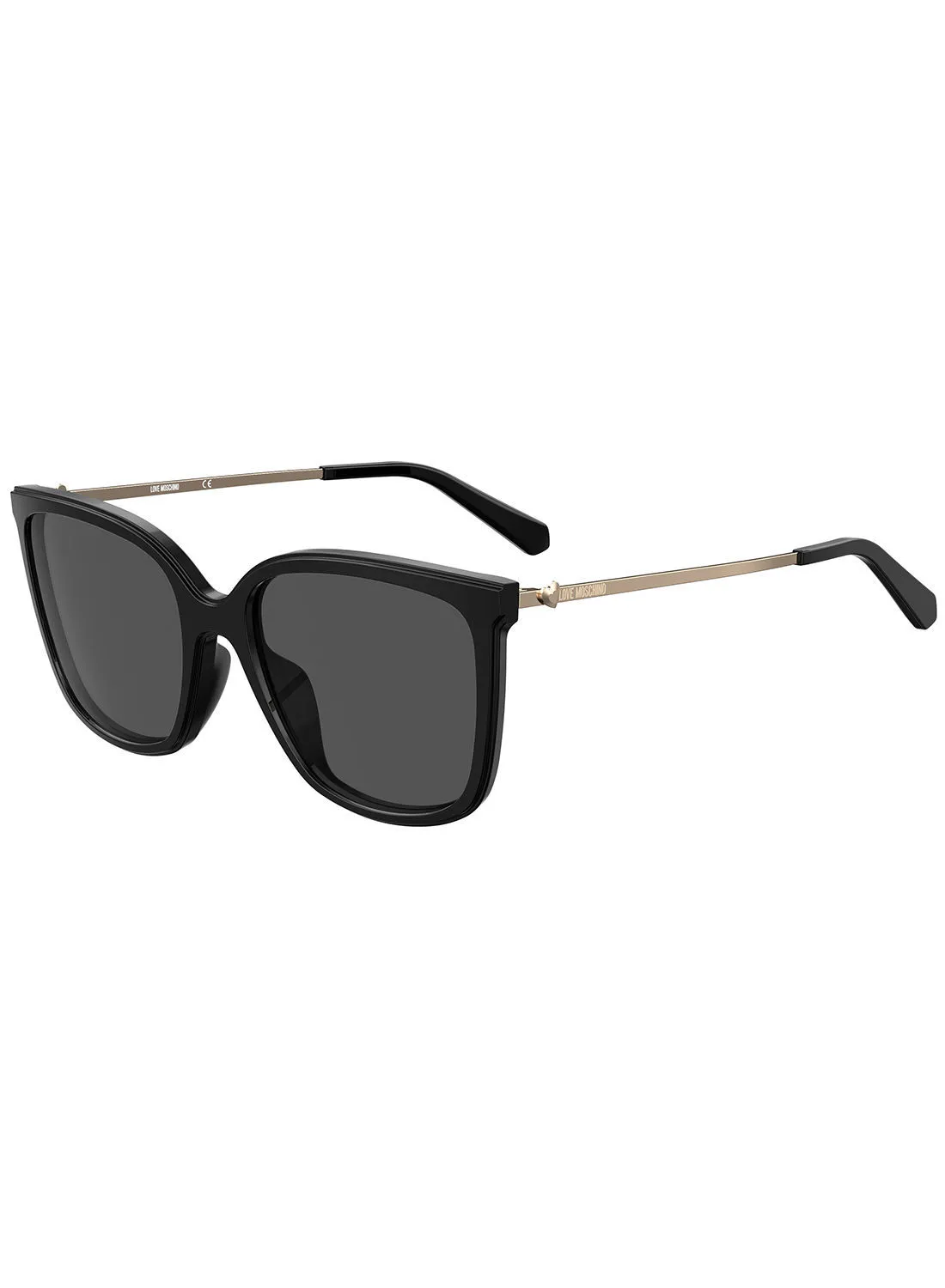 MOSCHINO Women Square Sunglasses MOL035/S  BLACK 56