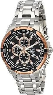 Casio Edifice Men's Black Dial Stainless Steel Chronograph Watch - EF-539D-1A5V