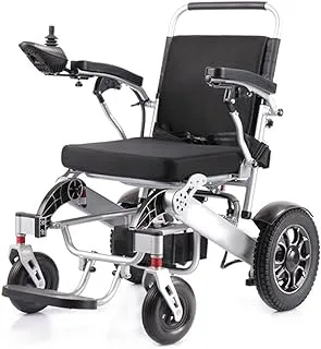 COOLBABY Lightweight Folding Electric Wheelchair Intelligent Aluminum Alloy Four-wheel Drive Power Not Slip Wheelchairs for Adults Compact Aid Wheel Chair