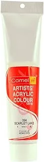 Camlin Kokuyo Artist Acrylic Colour Tubes 120ml Scarlet Lake 394