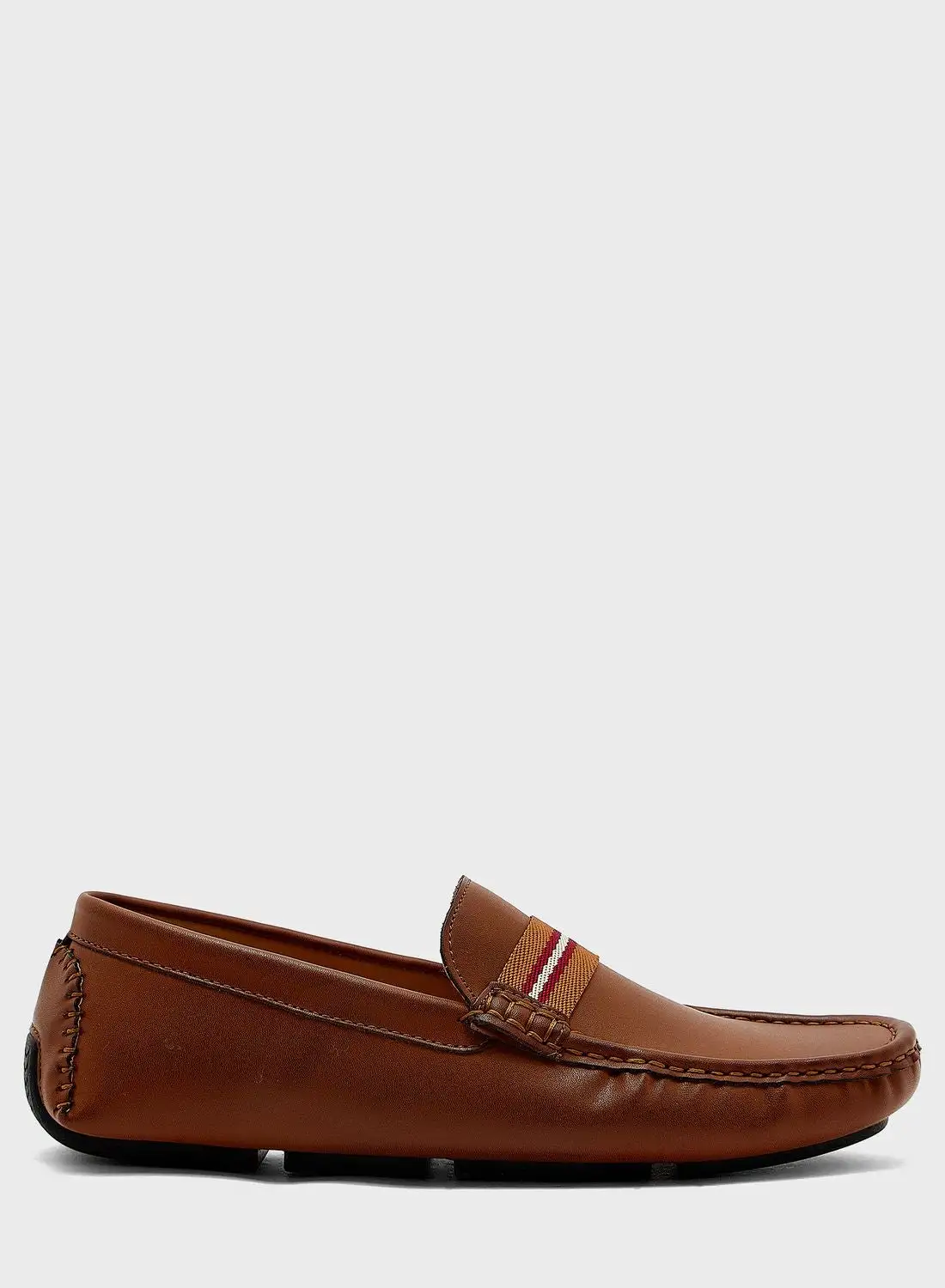 Robert Wood Webbing Saddle Detail Formal Moccasins