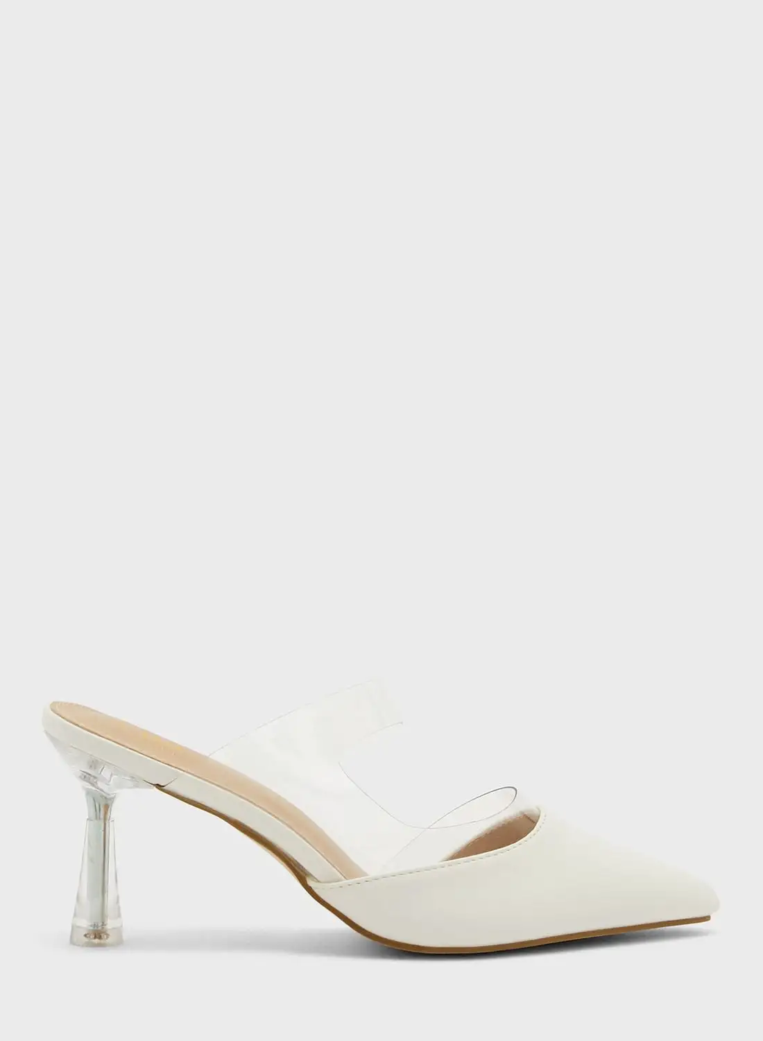 ELLA Clear Strap Pointed Pump