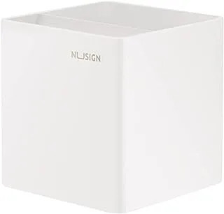 NuSign Ens011 حامل أقلام أبيض 84 × 84 × 86 ملم