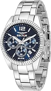 Sector No Limits Men's Analogue Quartz Watch with Stainless Steel Strap R3273676004