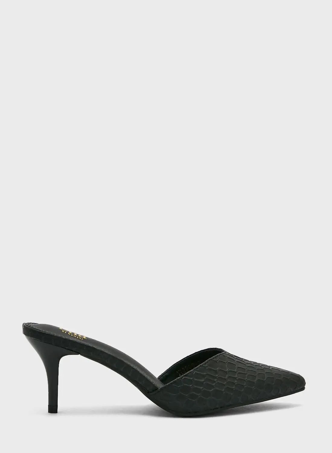 ELLA Croc Effect Slip On Pointed Pump