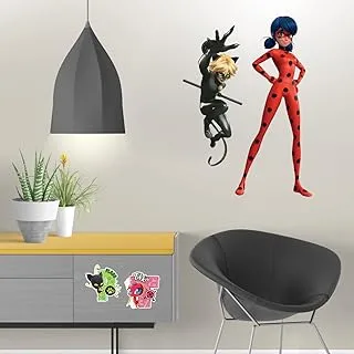 Trends International Miraculous: Tales of Ladybug & Cat Noir RoomScapes Wall Decals (22'' x 34'')