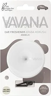 Vent Car Air Freshener-NEW Blister Packaging-Essential Oils-Car Fragrance with Easy-to-Boost Your Mood & Eliminate Unpleasant Odors by Vavana Be in a Good Mood (Angelic-Vanilla Patchouli)