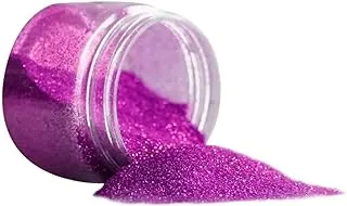 Biella ™ 30 Gram Holographic Ultra-Fine Glitter Powder for Resin Art، Art & Crafts، Nail Art، Painting، Slime إلخ - بنفسجي