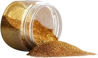 biella Biellaâ„¢ 30 Gram Holographic Ultra-Fine Glitter Powder for Resin Art, Art & Crafts, Nail Art, Painting, Slime etc..-Golden