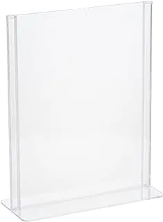 Partner Acrylic Sign Holder T Shape A5 Vertical