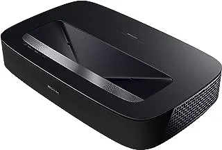 Hisense Laser Cinema PL1H 4K Ultra Short Throw Smart Projector for 80-120 inch Large Screen, supports Vidaa U6, Airplay, Dolby Vision, Dolby ATMOS and MEMC - Black