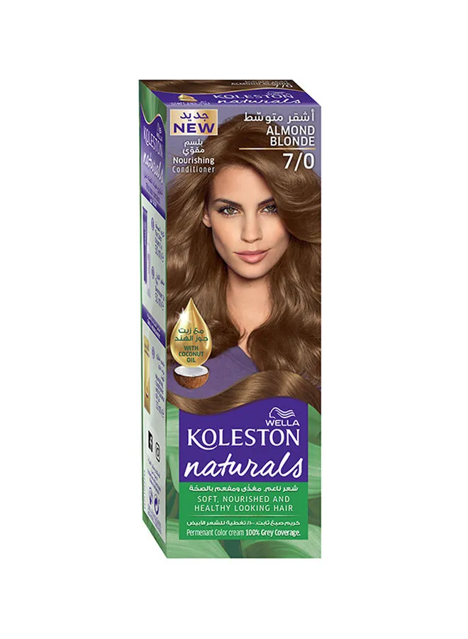 WELLA Koleston Naturals Hair Color 7/0 Almond Blonde