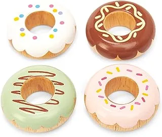 Le Toy Van Wooden Pretend Play Doughnuts Set Role Play Tea Party Toy