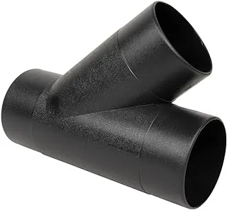 POWERTEC 70106 4-Inch Y-Fitting Dust Collection Dust Connector، Black