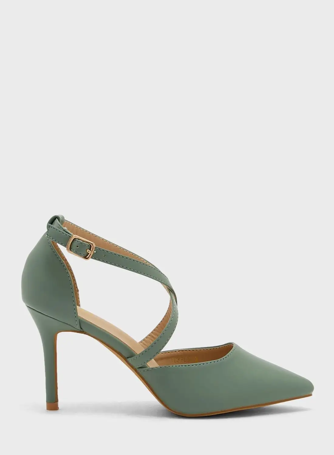 ELLA Cross Over Strap Pointed Pump