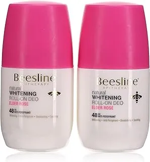 Beesline Elder Rose Fragrance Whitening Roll-On Deodorant 50 ml 1+1 Free