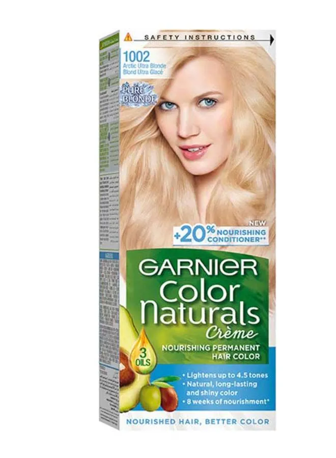 Garnier Color Naturals Permanent Hair Color 1002 Arctic Ultra Blonde 112ml