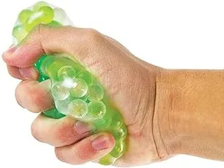 Play Visions Kids Light Up Squishy Ball - Squeeze Toy with Gel Beads, Great for Sensory Stimulation, Anxiety, Stress Relief, ADHD, Fidget Toy - Includes 1 Frog Egg Ball