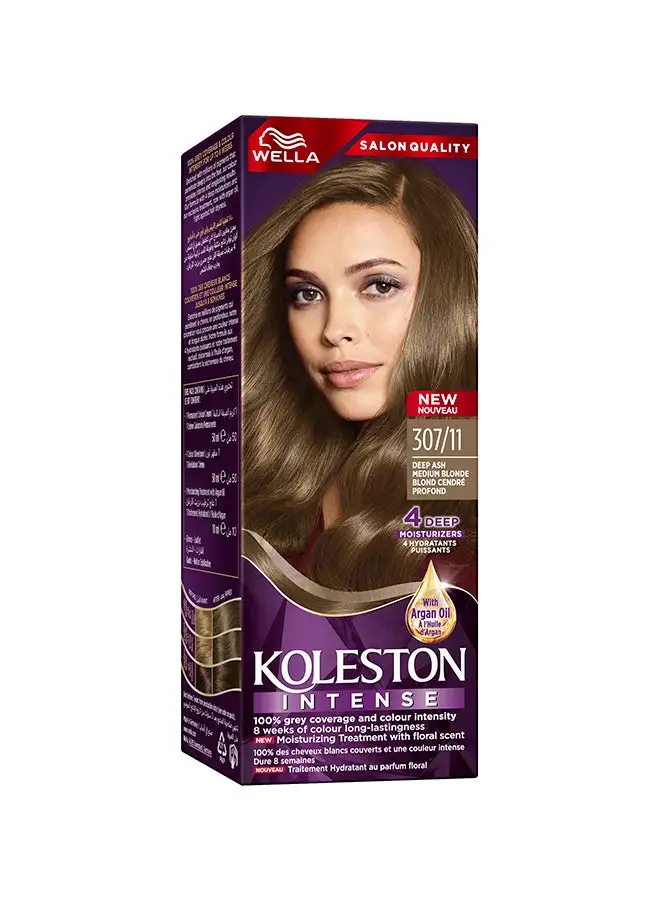 WELLA Koleston Intense Hair Color 307/11 Deep Ash Medium Blonde