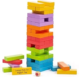 Bigjigs Toys Stacking Tower, Multicolor