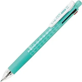 Zebra - Sarasa Multi 0.5 - Four Colors (Black, Red, Blue, Green) Gel Ballpoint Pen 0.5mm + Mechanical Pencil 0.5mm - Blue Green (Japan Import)