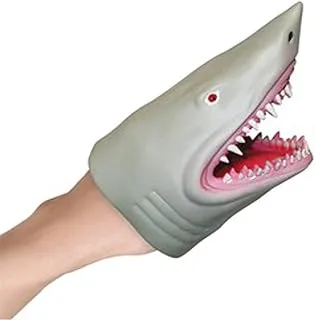 Hand Puppet Toy - Flexible Great White Shark Hand Puppet