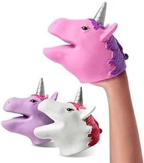 Unicorn Hand Puppet Toy - Flexible Fantasy Hand Puppet, 1 Count