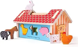 Bigjigs Toys Farmhouse Sorter