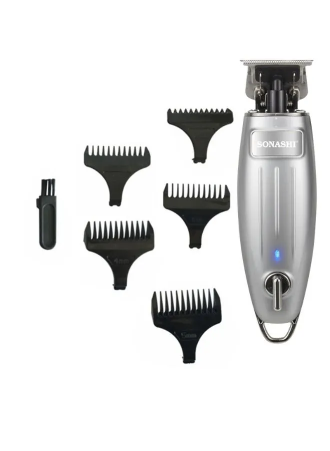 SONASHI Rechargeable Hair Clipper With T-Type Cutter Blade High-Speed Motor With 3 Hours Continuous Working - Portable, Sharp And Durable Cordless Hair Clipper For Men