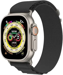 Green Lion Ultra Series 49 Watch Strap for Apple Watch 49mm - Black