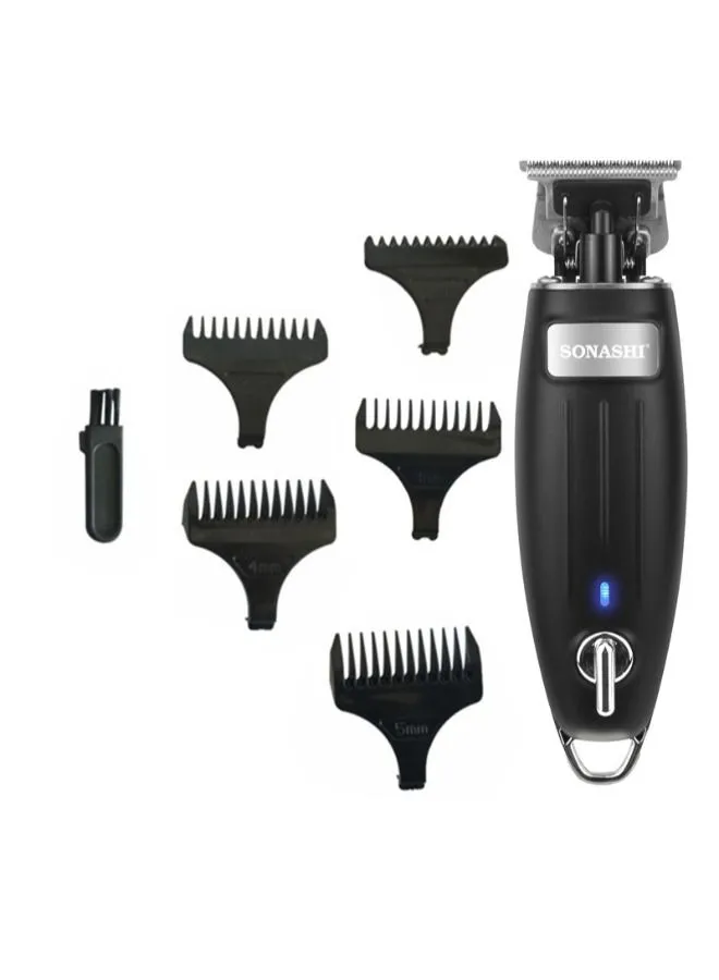 SONASHI Rechargeable Hair Clipper With T-Type Cutter Blade High-Speed Motor With 3 Hours Continuous Working - Portable - Cordless, Sharp And Durable For Men