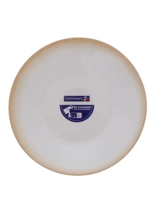 Luminarc Essence Paco Soup Plate White/Beige 23cm