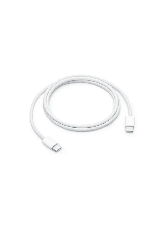 كابل شحن أبل USB-C 60 واط (1 متر) أبيض