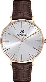 Beverly Hills Polo Club Men's Analog Silver Dial Watch - BP3129X.432