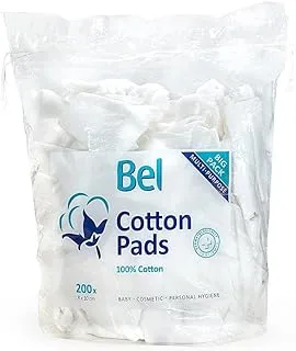 Bel Cotton Pads 100% Algodón 8X10 Cm 200 Uds