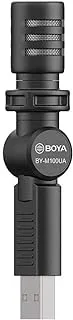 Boya BY-M100UA Mininature Condenser Microphone - Black