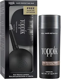 TOPPIK Hair Building Fibers - 27.5gm Medium Brown - Value Pack