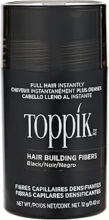 Toppik Hair Building Fibers with Optimizer (12g, Black)