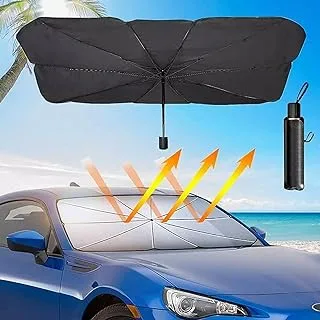 Foldable Car Sunshade Umbrella UV Windshield Cover Heat Insulation Sun Blind Auto Protection Accessories Size: Large