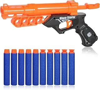 Little Story Kids Manual Bullet Gun wt 10pcs Soft Bullets - Orange