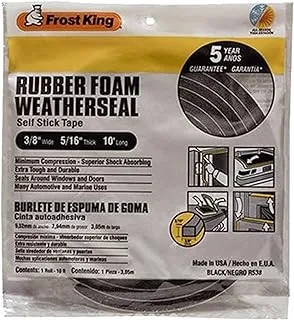 Frost King R538H Rubber Foam Weatherseal