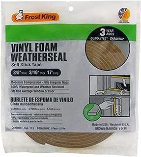 Frost King V443BH Vinyl Foam Weatherseal